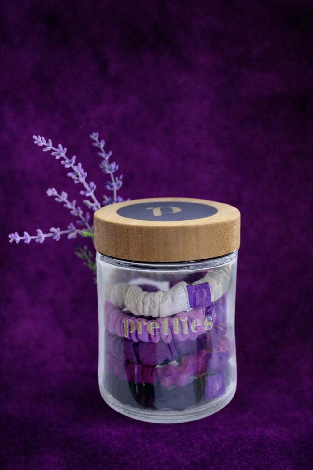 HAIR TIES microencapsulated with 100% French Lavender Essential Oils