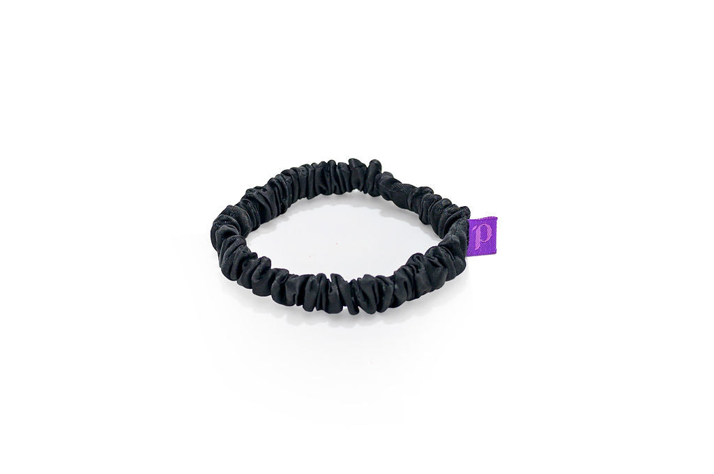Pretties Scented Hair Ties | 100% French Lavender Essential Oils | Pk of 5 | All Black